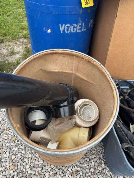 6” PVC Fittings, Schedule 40 Water Line With Gaskets, 3” & 4” Sewer And Drain Fittings, Spray Wands With Flow Control, Dual Tube Caulking Gun, and More