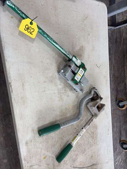 1810 Little Kicker 1/2” EMT Offset Bender, Greenlee 709 Metal Stud Punch 7/8” hole,