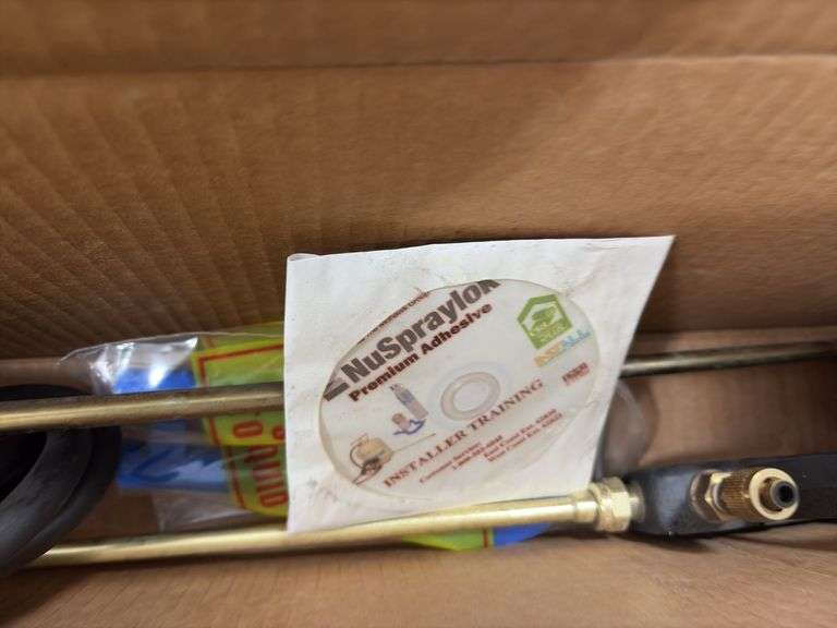 (2) Spraylok wands, electric pvc heating blanket,