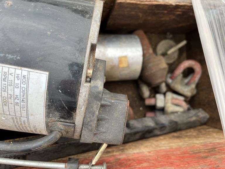 Large Hand Threader, Sump Pump, Ridgid Pipe Threader, Another Manual Pipe Threader, Chisels And More
