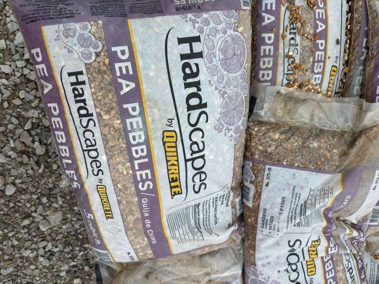 Pea Pebbles For Hard Scapes, .5 Cubic Feet, 30 Bags