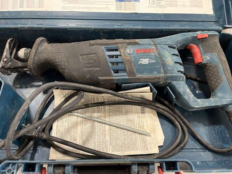 Bosch RS325 Corded Reciprocating Saw, 120V 12A,  Case