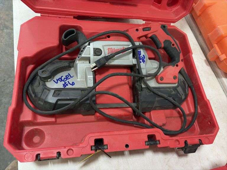 Milwaukee Deep Throat Band Saw, runs, variable speed,
