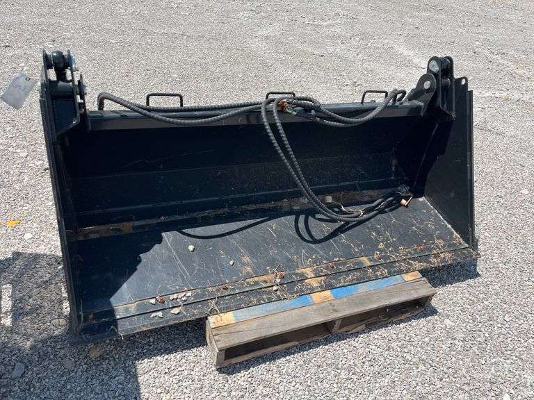 Unused Topcat 4 in 1 Skid Steer Bucket, Model 4N1BCT, 73” Bucket