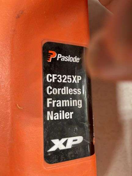Paslode CF325XP Cordless Framing Nailer, No Charger, Battery, Case Has No Locks