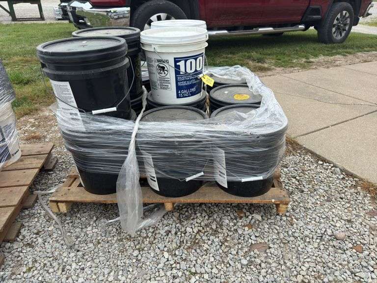 5 Gallon Buckets Of Glue, (2) FRP Adhesive, (11) Vinyl And Plank Adhesive, Stored In A Heated Building.