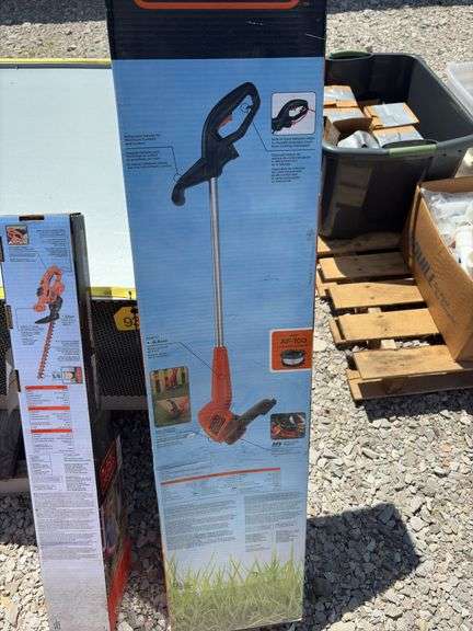 Black & Decker Corded Weed Whip and Corded Hedge Trimmer, new in  the box,