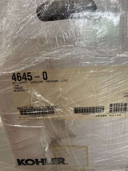 Unused Kohler And American Standard Toilet Tanks And Toilet Bowls, White In Color, Still in Original Boxes
