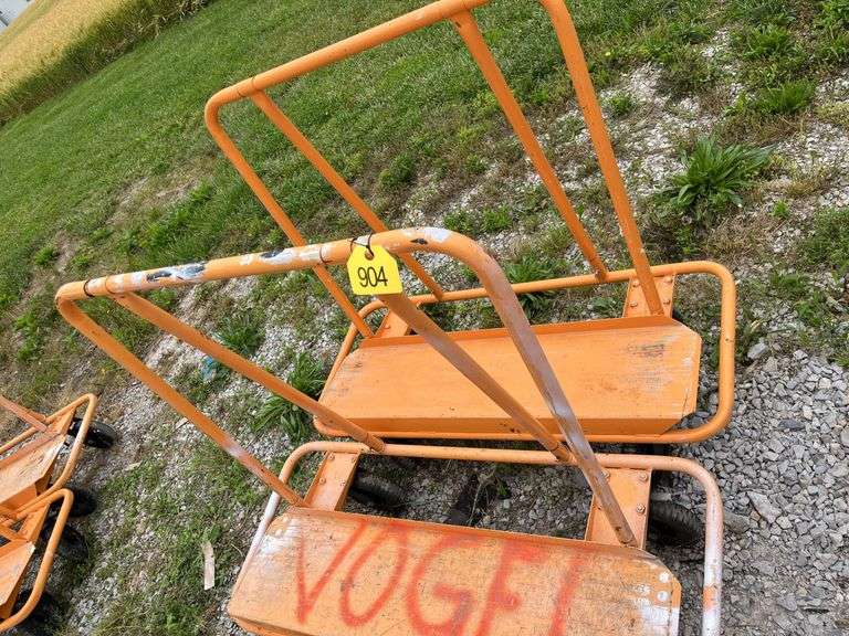 (2) Wheeled Drywall Carts