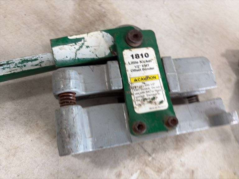 1810 Little Kicker 1/2” EMT Offset Bender, Greenlee 709 Metal Stud Punch 7/8” hole,