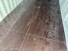 40’ AGT 4 Side Doors and 1 Back Door Container, 40' long x 8' wide,
1 ea. Back Doors measures 102" tall X 92" wide,
4 ea. Side Doors  measures  98" tall X 92" wide,
inside dimension 89” wide,
Tie down anchors on inside of container,
Minor floor scratches on inside, minor damage on left side at bottom at rear of container,
All doors have weatherstripping, 
1 time use,
Has vents on side walls, 
Container # CFGU403507  9