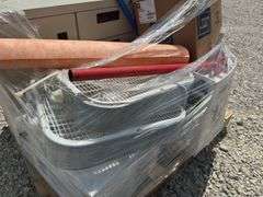 Filing Cabinet, MicroWave Oven, Roll A Round AC,  Light Duty Tachet Straps, Box Fans, And More
