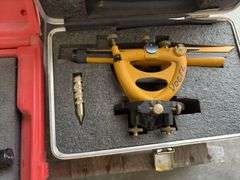 CST/berger Digital Transit/Theodolite Instrument model DGT10; David White Transit Meridian LT6-900;  Berger Instruments Transit model 200B; Johnson Self Leveling Two,Three or % beam Laser Dot; (3) Tri pod legs, Berger Instruments leveling rod  model 28