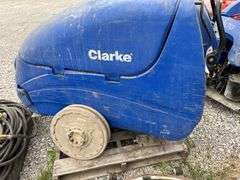 (3) Clarke Floor Scrubbers, Encore S Class, All 3 Appear to Be Parts or Projects, Comes With 2 Chargers, No Batteries in Any Scrubbers, Not All Parts Are Included