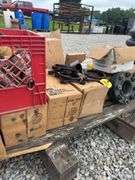 Pallet Of Fasteners, Cast Iron Flanges, Pipe Repair Clamps and More