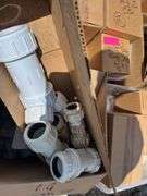 Schedule 40 6” Slip On Couplers, 4” Sanitary Tees, 4” 1/16 Bend, 1/2” PVC Tee, 1”x3/4” Press Bushings, 1 1/4” Press Bushings, Multiple Size Clamps, 2” Sced 80 Parts, 1 1/4” Sched 80 Parts, 1 x 3/4” PVC Bush., And More