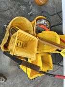 (3) Mop Buckets on wheels, (2) mops, Additional Mop Handle And Bucket
