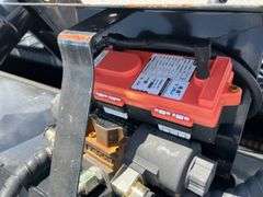 Unused AGT Skid Steer Landscape Rake,
6' wide,
Picks up material as small as 3/4",
Top cover opens hydraulically for ease of dumping,
Skid steer quick attach,
Standard flow hydraulics ,
Model # ECSSLR 72