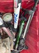 Electric Vacuum Pump does run, (4) Bicycles Tire Air Pumps,