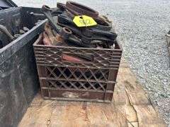 Water Main Supplies, Crate  Of Flanges, Live Water Line Tapping Machine.