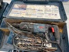 Bosch Xtreme Max Hammer Drill, 10+- Drill Bits, Case, Drill Works As It Should