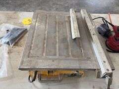 Workforce Tile Cutter THD550, fence, diamond cutting blade, does run,