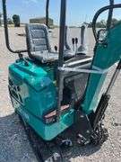 Unused AGT QK16R Mini Excavator,15HP Gas Engine,7” Rubber tracks, 16" Toothed Bucket With Hydraulic Thumb, 38.5" Wide Dozer Blade, Canopy, Pilot Controls, Light On Boom