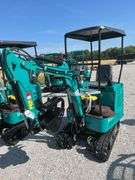 Unused AGT H15R Mini Excavator, 420cc Gas Engine, 16” Bucket w/ 3 Replaceable Teeth, Mechanical Adjustable Thumb, Auxiliary Hydraulics on Boom, 37” wide dozer Blade, 7” wide rubber tracks, 58” Main  Boom Length, 31” Secondary Boom Length,  Pilot System Controls, Lights,