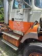 (TITLE) 1996 Ford L9000 Truck Tractor, Non Running, Has Ran but Needs Batteries, Cat 3176 Diesel Engine, Day Cab Truck Used Only As A Yard Truck, Air Slide 5 th Wheel, Air Ride Suspension On Rear Axel, 7 Speed Manual Transmission Inspect At 1603 School Street, Hillsboro Illinois