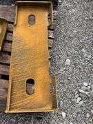 Unused MMS Miva Skid Steer Universal Adapter Plate, Unprimed, 1/4” Steel, 2 Site Holes
