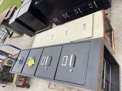 (6) 4 drawer File Cabinets,