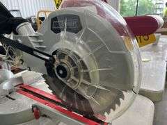 Tool Shop 10” Sliding Compound Miter Saw, 120V 15 Amp, Saw Runs As It Should, Needs Lubricated
