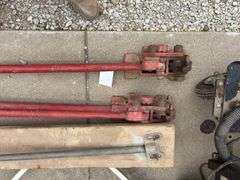 (2) Manual Rebar Cutters; (1) Rebar Bender; (2) Trailer sway bars; Aluminum Brick Template Roller for Concrete, no handles;
