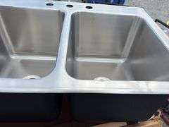 Stainless Deep Basin Sink, Sells With Clips, 12” Deep 14”X 16”