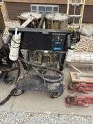 AST GMP-50 2 part caulk/epoxy gun machine, pots in need of deep clean, electric, unknown condition