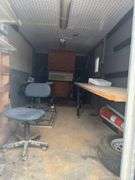 (TITLE) 8’ X 16’ Office Trailer, Air Conditioner, Desk Filing Nests, Entry Stairs, New Spare Tire, Rolling Desk Chairs And More,