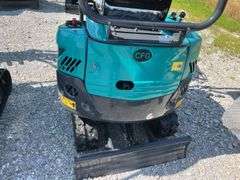 Unused AGT QK16R Mini Excavator,15HP Gas Engine,7” Rubber tracks, 16" Toothed Bucket With Hydraulic Thumb, 38.5" Wide Dozer Blade, Canopy, Pilot Controls, Light On Boom