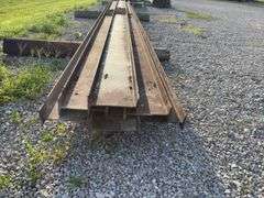 (6) Steel I Beams, 30’ long x 12” tall x 5” w, good and straight, not primed,