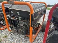 Generac GP 8000 Generator, Hours Unknown, Welding On Handle, Air Cleaner Filter And Panel Missing, Parts Or Project Machine.