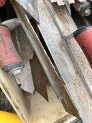 Tote of Masonary And Tile Trowels, 11” to 18” And More