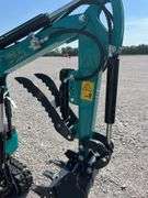 Unused AGT QK16R Mini Excavator,15HP Gas Engine,7” Rubber tracks, 16" Toothed Bucket With Hydraulic Thumb, 38.5" Wide Dozer Blade, Canopy, Pilot Controls, Light On Boom