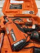 Paslode CF325XP Cordless Framing Nailer, Charger, Battery, Case Missing One Lock