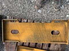 Unused MMS Miva Skid Steer Universal Adapter Plate, Unprimed, 1/4” Steel, 2 Site Holes