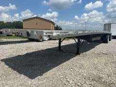 (TITLE) 2005 Ravens 48’ Aluminum Flat Semi Trailer, 22.5’S On Aluminum Outer Rims, 10’ Spread Axel, Aluminum Frame, Brakes In Good Shape (70%), Professional Weld Repair (Pictured), No Cracks On Frame, Air Ride Suspension, 102” Wide, Title In Hand,  5 th Wheel Pin Looks Good,Selling To Dissolve A Trucking Company Partnership.