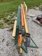6’ Scaffolding by 24” Wide with One Set of Braces and (2) Different 6’ Uprights 29” Wide With Wheels, Included Is. A Drywall Cart