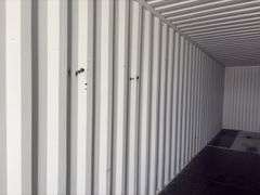 40’ AGT 4 Side Doors and 1 Back Door Container, 40' long x 8' wide,
1 ea. Back Doors measures 102" tall X 92" wide,
4 ea. Side Doors  measures  98" tall X 92" wide,
inside dimension 89” wide,
Tie down anchors on inside of container,
Minor floor scratches on inside, minor damage on left side at bottom at rear of container,
All doors have weatherstripping, 
1 time use,
Has vents on side walls, 
Container # CFGU403507  9