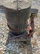 3 Point Counter Weight for Utility Tractor, 55 Gallon Drum Filled With Concrete