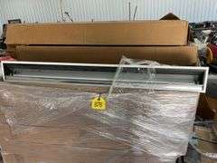 (26+-) 6”x 4’ Drop Ceiling Fluorescent Light Fixtures, (22+-) 2’x4’ Drop Ceiling Light Fixtures (Bottom 4 Damaged On One Side Of Pallet)