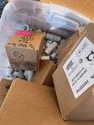 Schedule 40 6” Slip On Couplers, 4” Sanitary Tees, 4” 1/16 Bend, 1/2” PVC Tee, 1”x3/4” Press Bushings, 1 1/4” Press Bushings, Multiple Size Clamps, 2” Sced 80 Parts, 1 1/4” Sched 80 Parts, 1 x 3/4” PVC Bush., And More