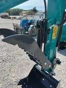 Unused AGT QK16R Mini Excavator,15HP Gas Engine,7” Rubber tracks, 16" Toothed Bucket With Hydraulic Thumb, 38.5" Wide Dozer Blade, Canopy, Pilot Controls, Light On Boom